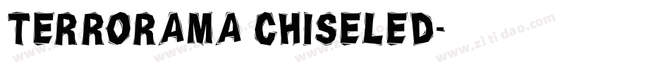 Terrorama Chiseled字体转换